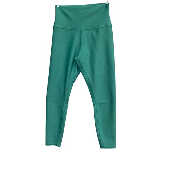 Alo Yoga High-Waist Airbrush Leggings Green Size Small Sculpting Compression Pan - Picture 1 of 4